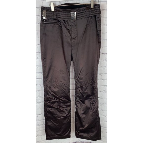 BOGNER Womens' Brown Silky Ski Snowboarding Pants Size 8 Flaws - Picture 1 of 11